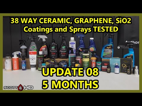 38 WAY CERAMIC COATINGS  Longevity Test - $9 to $1500 coatings & sealants - UPDATE 08 - 5 MONTHS