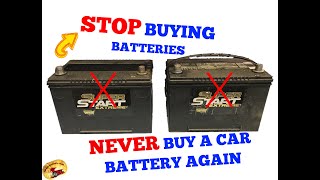 How To RENEW CAR &amp; TRUCK Batteries at Home &amp; SAVE BIG MONEY DO THIS ONE https://youtu.be/VYtkn-N_p4s
