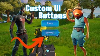 Create Custom Buttons for Your Widget UI - UEFN Tutorial