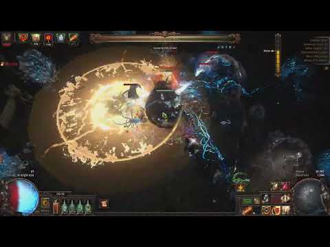 Path of Exile: Aul The Crystal King (Depth:562) Solo Aurabot + Temu Steve (molten merc)