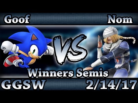 GGSW 20 - LCX | Goof (Sonic) Vs. Nom (Sheik) Smash Wii U Winners Semis - Smash 4