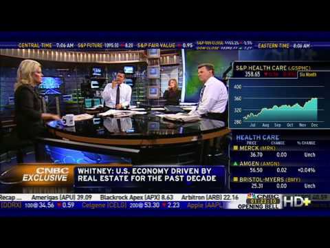 CNBC, 12/08/09, Meredith Whitney, Market may rise until end of 2009, but then no place to go