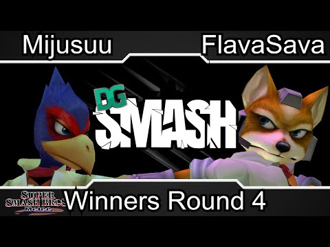 DGSmash2 - Mijusuu (Falco) Vs. FlavaSava (Fox) - Winners Round 4 - Super Smash Bros. Melee