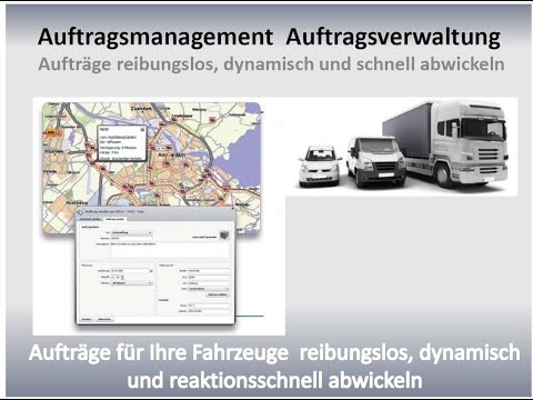 Auftragsmanagement – Auftragsabwicklung – Disposition – Routenoptimierung  www.telematik123.de