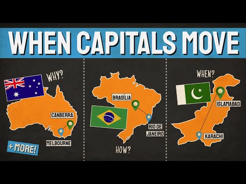 Fun Geography - These Countries Moved Their Capitals