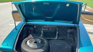 1979 Fiat Spider 2000 Convertible Interior Walk Around