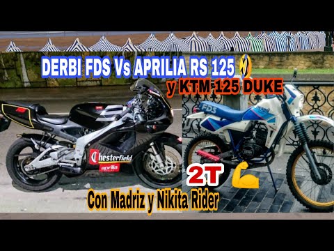 RISAS 😂DERBI FDS 🚀APRILIA RS 125 Y KTM DUKE 125🏍️Nikita y Madriz Rider con Rekadista por Zarautz