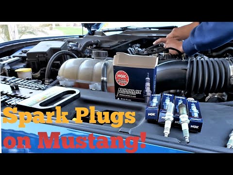 How to change spark plugs on Ecoboost Mustang! (NGK)