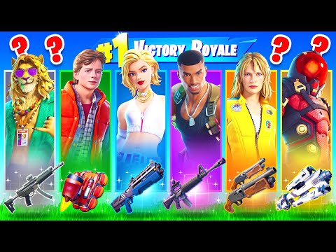 The "RANDOM" CHAPTER 7 BATTLE PASS Boss Skin Challenge in Fortnite (German)