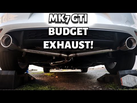 A GREAT BUDGET Cat-Back Exhaust For An MK7 GTI!