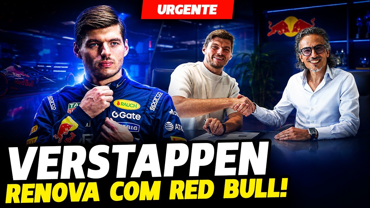 🚨URGENTE: MAX VERSTAPPEN RENOVA COM A RED BULL E ENCERRA MAIOR NOVELA DA FÓRMULA 1 2026