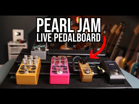 How I Get My Pearl Jam Guitar Tones | Live Pedalboard Rig Rundown!