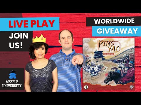 LIVE - Pingyao: First Chinese Banks Board Game -  Playthrough & Worldwide Giveaway