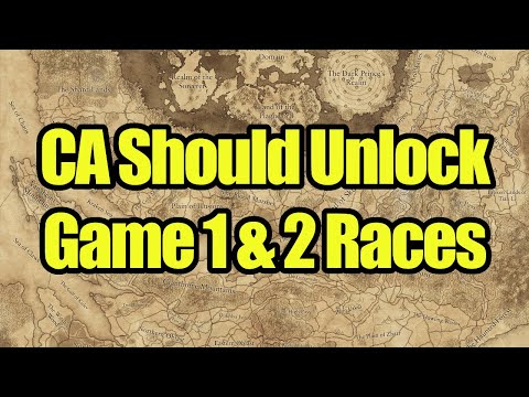 CA Should Unlock Game 1 & 2 Races In The Realms of Chaos Map - Total War Warhammer 3