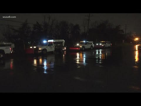 Virginia road crews prepare for first snow storm of 2022