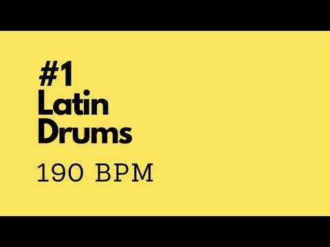Latin Drum Track #1 - 190 bpm