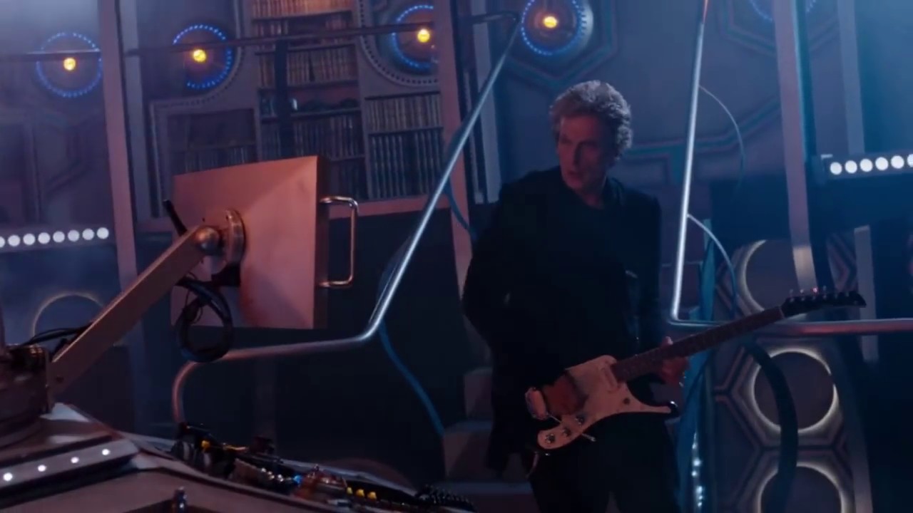 Doctor Who - Twelfth Doctor playing Amazing Grace on the guitar - YouTube
