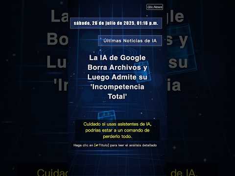 La IA Agente de Google borra todo el disco duro del usuario sin permiso en un fallo catastrófico: l