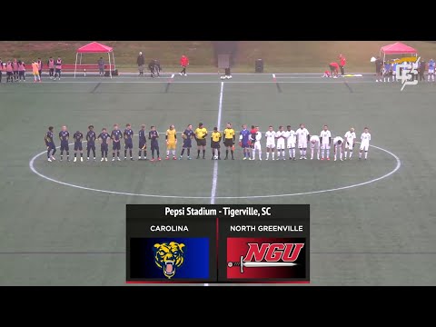 North Greenville vs. Carolina University - NGU Men's Soccer 2021