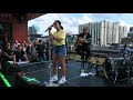 Alessia Cara sings How Far I'll Go on the roof of Aldeans for 107.5