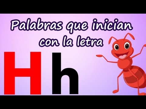 Palabras que inician con H | Aprende a leer y escribir