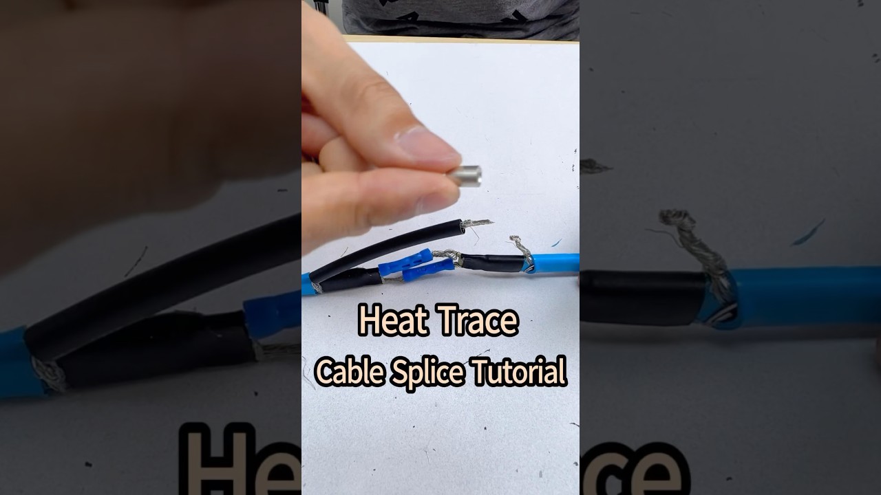 Self regulating heating Cable Splice Tutorial #eht #tutorial#shorts