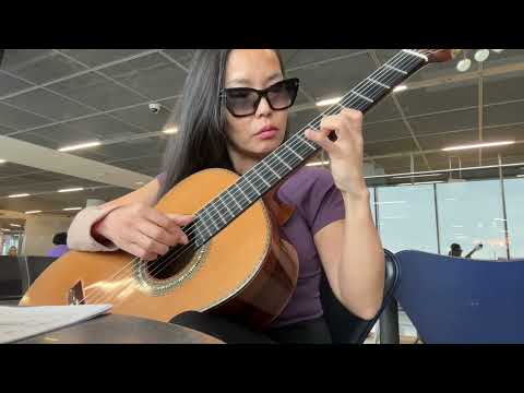 Airport practice | Xodo da Baiana | Thu Le Classical guitar 