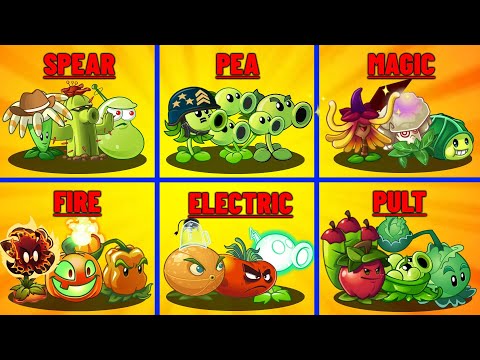 Random 6 Best Team Plants Battlez - Who Will Win?   PvZ 2 Team Plant Vs Team Plant