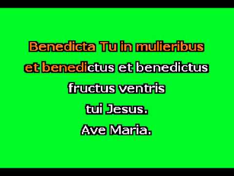 Ave Maria (Bb+) by F. Schubert Karaoke Accompaniment