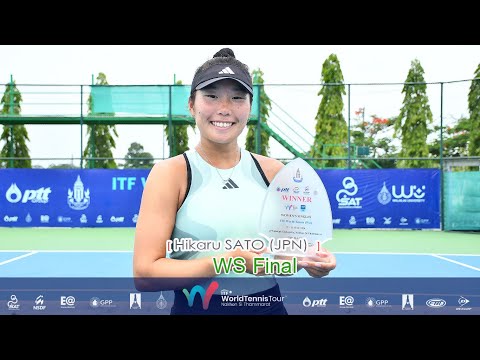 ITF WORLD TOUR W4 WS Final – Hikaru SATO JPN 1 vs Ayumi KOSHIISHI JPN 3