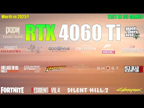 RTX 4060 Ti : Test in 35 Games - still Worth for Gaming in 2025?