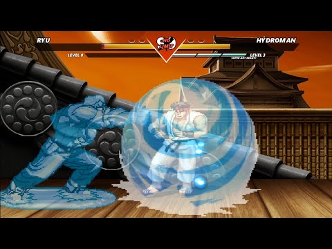 RYU VS HYDROMAN -  VERY INCREDIBLY EXCITING FIGHT !