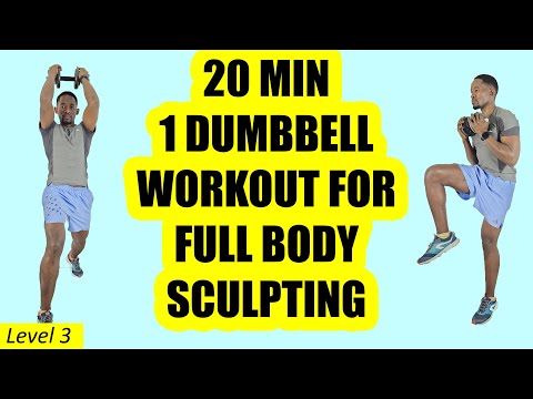 30 Minute Dumbbell Strength Training for Fat Loss Full Body Workout  250 Calories 