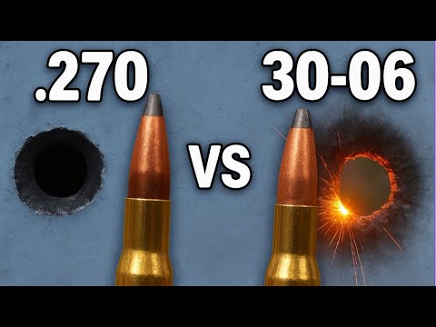 270 vs 30-06 on STEEL: Not What I Expected