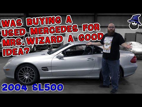Was buying a used 2004 Mercedes SL500 for Mrs. Wizard a good idea? The CAR WIZARD gives an update