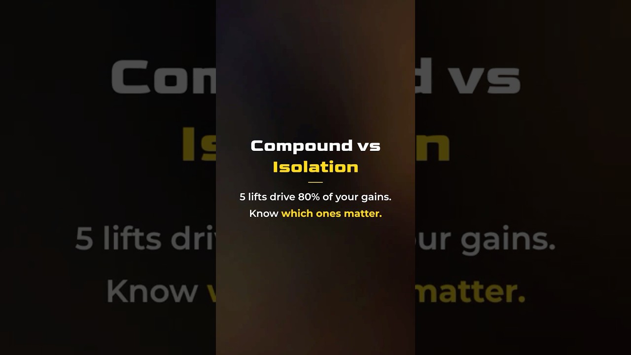 Compound vs Isolation Exercises: Which Builds More Muscle? | Video Guide