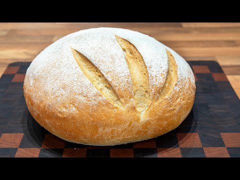 Crusty French Boule Loaf: Crusty bread at its very best