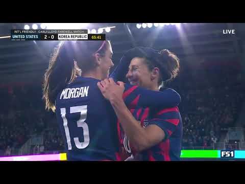 USWNT vs South Korea: Carli Lloyd substitution | Oct. 26, 2021