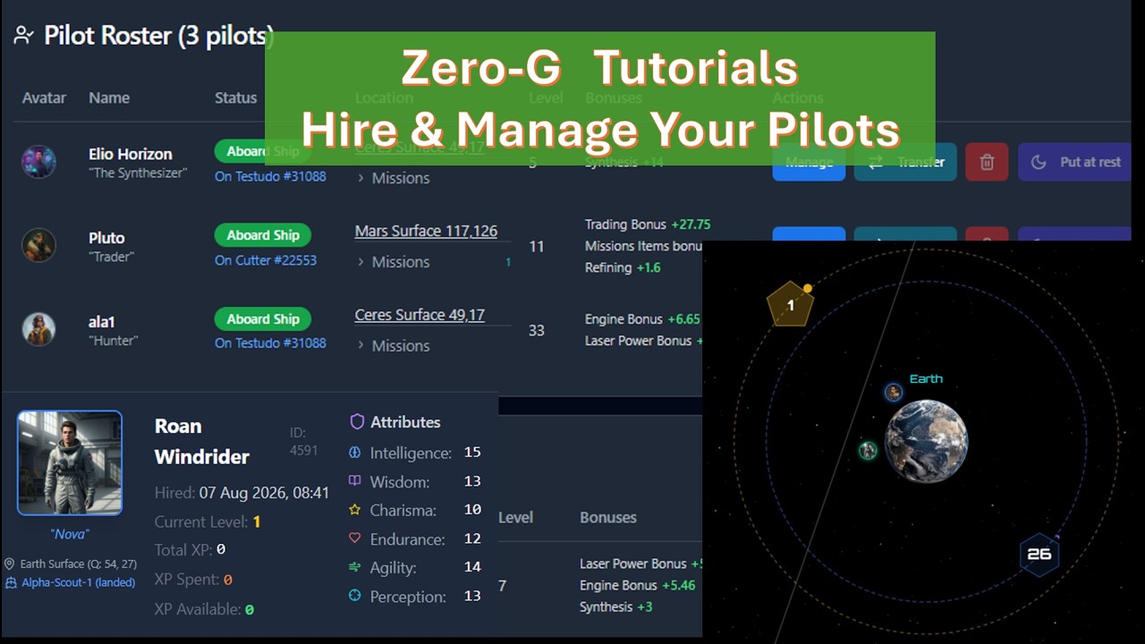Pilot tutorial