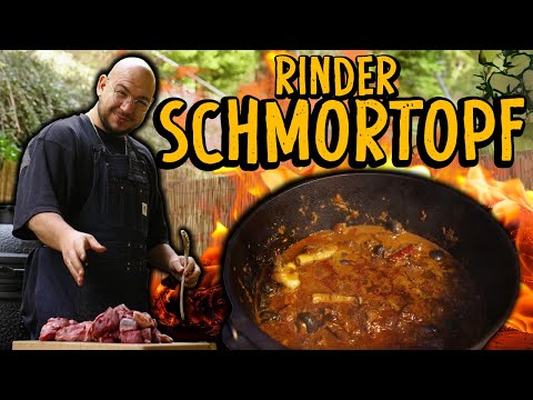 Rinder SCHMORTOPF über FEUER im Dutch Oven - Omas Erbe lebt weiter