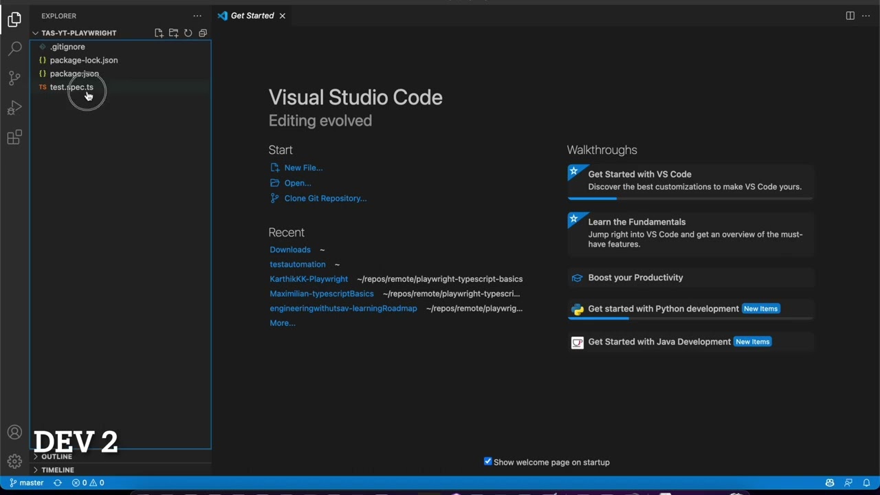 TAS - download code from GitHub