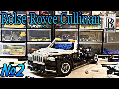 Строю Rolse Royce Cullinan 2 ЧАСТЬ. Lego Technic.