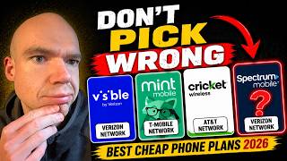 Best Cheap Phone Plans 2026 - Visible, Mint, Cricket & Spectrum