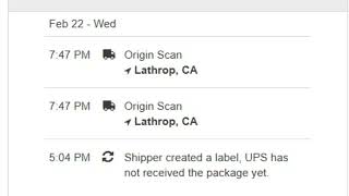 Origin Scan Meaning On UPS