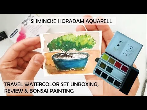 Schmincke Horadam Travel Watercolor Set Unboxing, Review & First Impressions