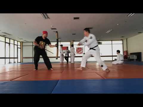 Friendly Sparr Parang Salawaku Vs Long Staff