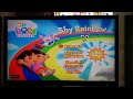 Dora The Explorer Shy Rainbow 2007 DVD Menu Walkthrough