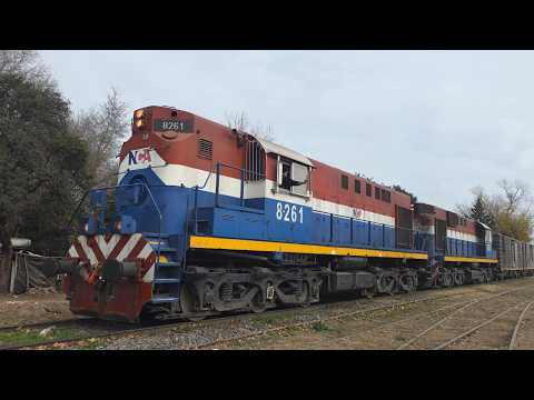 [8K] Tren cargado de NCA con destino a Rosario pasando por Marcos Juárez!!!!!!