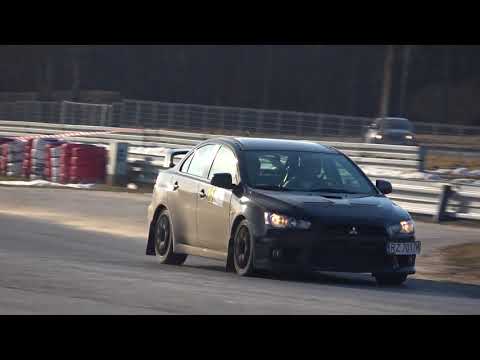 Bobak Przemysław - Mitsubishi EVO X - SuperOES 3 Runda  Tor Kielce 24-03-2018