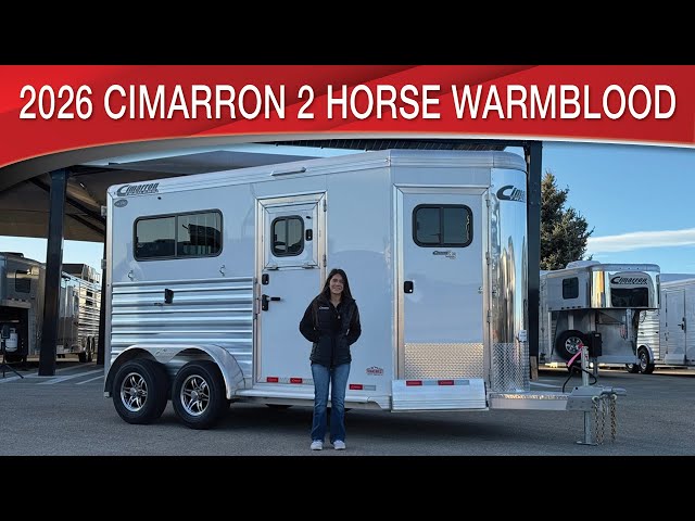 Preview image of 2026 Cimarron Norstar Warmblood Bumper Pull 2 Horse youtube video